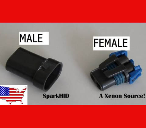 HID Wire Harness 9006 HB4 or 9005 HB3 Bulb Plug Ballast Connector 